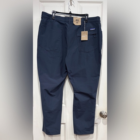 Patagonia Men's Size 40 Transit Traveler Pants Smolder Blue NWT Short Inseam - Picture 3 of 7
